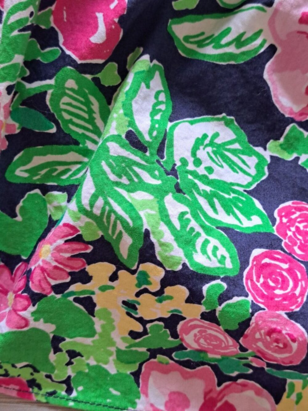 Lilly Pulitzer Gardenia Floral-Print Sleeveless Peplum Top 6 Multicolor Cotton - Picture 4 of 15